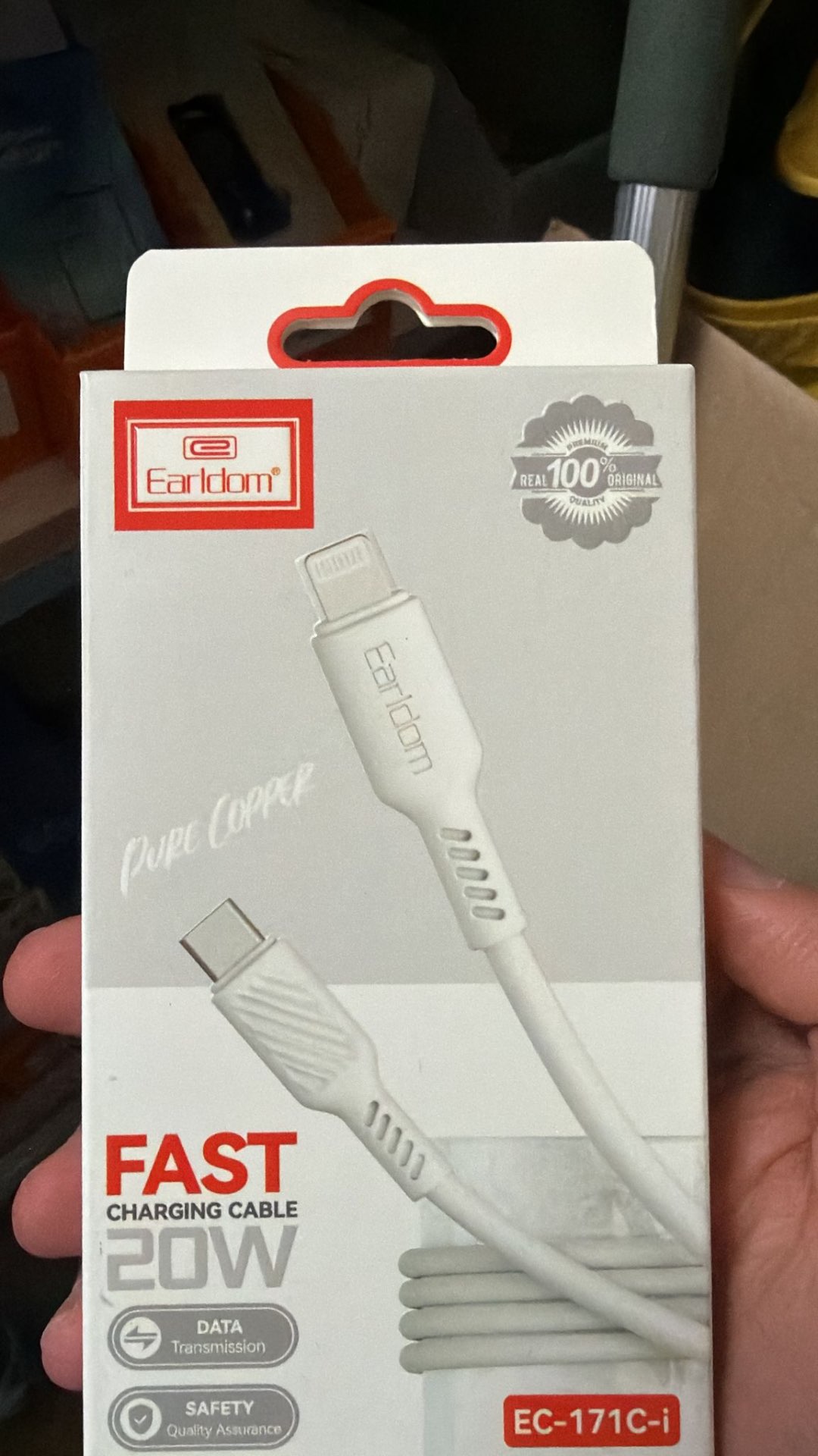 Câble Earldom USB-C / Lightning 20W